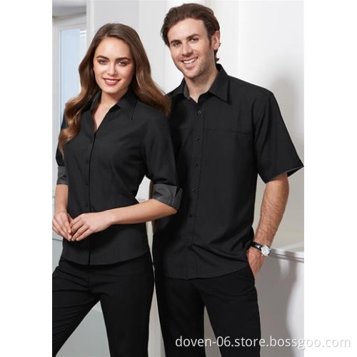 Mens CONTRAST OAS short sleeve shirts custom clothes mens shirts